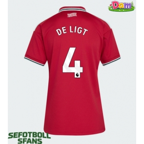Manchester United Matthijs de Ligt #4 Hemmatröja Kvinnor 2026-27 Kortärmad